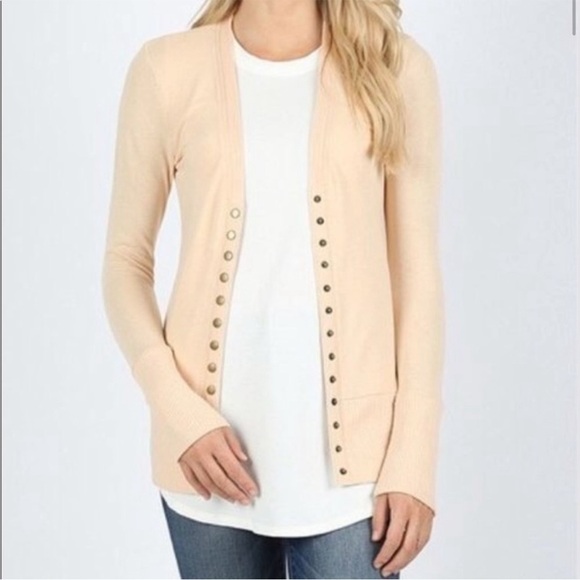Sweaters - Snap Button down cardigan